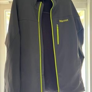 Marmot Gray Green Thin Jacket Large